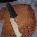 ぽんlove's cooksnap of when they made 美味*ショコラロールケーキ.
