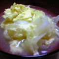 かやみん's cooksnap of when they made 玉子とキャベツのフワフワ☆スープ.