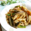 かずえ亭２号's cooksnap of when they made ∮焼きちくわとなすの✰ピリ辛✰味噌炒め∮.