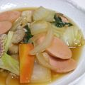 gao_chan's cooksnap of when they made おさかなソーセージでなんちゃって八宝菜.