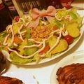 mim3's cooksnap of when they made クリスマスに☆簡単リースサラダ.