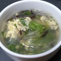 chamiri's cooksnap of when they made レタス入り中華風卵スープ.