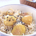 じゅん１３'s cooksnap of when they made もちもちほっくり☆*.。栗ごはん.