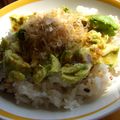 8itao8's cooksnap of when they made 定番☆かつおぶし＋アボカドごはん.