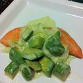 けんころざうるす's cooksnap of when they made サーモンソテー*アボクリームソースがけ*.