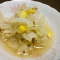 くまやっこ's cooksnap of when they made ∮ 白菜とコーンのマスタードღ蒸し煮 ∮.