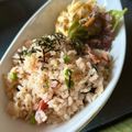 たんたん　's cooksnap of when they made 半生が絶品！たらこしそバターライス！.
