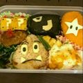 ドナ好き好き's cooksnap of when they made クリボー＆ゲッソー＆キラーおにぎり弁当.