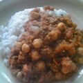 ニャントコ's cooksnap of when they made ひよこ豆とひき肉のカレー.