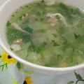 sayahk's cooksnap of when they made 激安！！餃子の皮スープ.