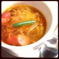 cayocos's cooksnap of when they made にんじんとたまねぎのスープ.