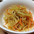solio's cooksnap of when they made 大根の皮のきんぴら.