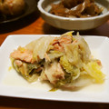 だっ君's cooksnap of when they made 塩鮭とキャベツ、白菜の酒蒸し煮☆.