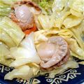 LOVEﾘﾝ's cooksnap of when they made 春キャベツと帆立の重ね蒸し♡.