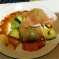 まめたんandママ's cooksnap of when they made 生ハムとアボカドのわさびドレッシング.