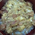 くんえい's cooksnap of when they made 焼き鳥缶詰親子丼ぶり.