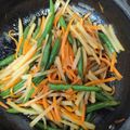 mai's cooksnap of when they made いんげんじゃがいもにんじんの三色きんぴら.