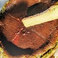 subaru2007's cooksnap of when they made バスク風チーズケーキ♡抹茶バスチー.