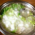 yukinoshit's cooksnap of when they made お鍋にレタス♪.