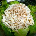 yangpa's cooksnap of when they made 大根&ヤーコンとホタテのワサビマヨ和え.