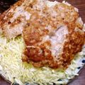 2gss's cooksnap of when they made 子供も喜ぶ♪いなだのハンバーグ.