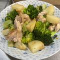 ミアンミアン's cooksnap of when they made 鶏むね肉とブロッコリーのマヨ醤油炒め.