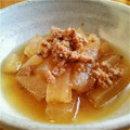 DearYKMH's cooksnap of when they made 挽き肉と大根の甘辛煮.