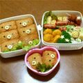 りらっくま♥'s cooksnap of when they made りらっくまのいなり寿司(キャラ弁).