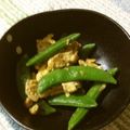 とっとこねこ's cooksnap of when they made 簡単★スナップエンドウの玉子炒め.