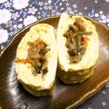 シャンプーハット's cooksnap of when they made きんぴらごほうで卯巻きもどき～.