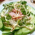 ティナたま's cooksnap of when they made カニ缶＆残り野菜deサラダ☆.
