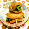 シャンプーハット's cooksnap of when they made ごぼう天の小松菜巻き.