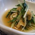 みゆまみ's cooksnap of when they made 柚子胡椒風味☆水菜と油揚げの煮浸し.