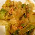 鍋蓋子's cooksnap of when they made ツナとレタスのケチャマヨ炒め.