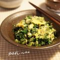 patisier's cooksnap of when they made ＊大根の葉としらすの卵炒め＊.