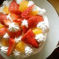 ちぴろ０７'s cooksnap of when they made 【バター不使用】基本のスポンジケーキ♪.