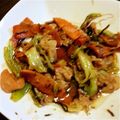 きりーん☆'s cooksnap of when they made 豚肉と人参の塩昆布炒め.