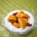 kemeta's cooksnap of when they made 黒蜜柿ヨーグルト.