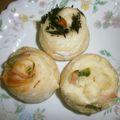 白いぐれーぷ's cooksnap of when they made 。。残り物何でも巻き巻きロールパン♬。。.