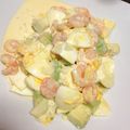 ちはこな's cooksnap of when they made アボカド！えび！ゆで卵！マヨネーズ！.