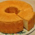azur_blue's cooksnap of when they made 卵白だけで　　　真っ白なシフォンケーキ.
