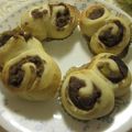 miyuki12's cooksnap of when they made 。。残り物何でも巻き巻きロールパン♬。。.