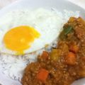 くらりすママ's cooksnap of when they made 市販のルーを使わない挽肉カレー.