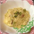 オツマミ大好き's cooksnap of when they made ホットミルクで…カルボナーラ風リゾット.