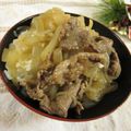 miyuki12's cooksnap of when they made 昆布つゆにお任せ簡単美味しい牛丼.