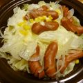 やのゆか's cooksnap of when they made タジン鍋で☆キャベツとウインナの蒸し煮☆.