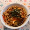 ponpone's cooksnap of when they made 朝御飯にも！納豆+豆腐+キムチ丼.
