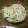 Garfield's cooksnap of when they made エビとアボカドのサラダ.
