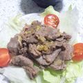 ＊カンカン＊'s cooksnap of when they made 野菜が美味しい～♪牛肉たっぷりサラダ.