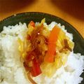 ☆ぽにょ's cooksnap of when they made なめ茸のキャベツと人参の和え物.